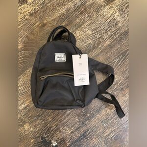 Herschel Supply Company Black Nova Mini Backpack (NWT)